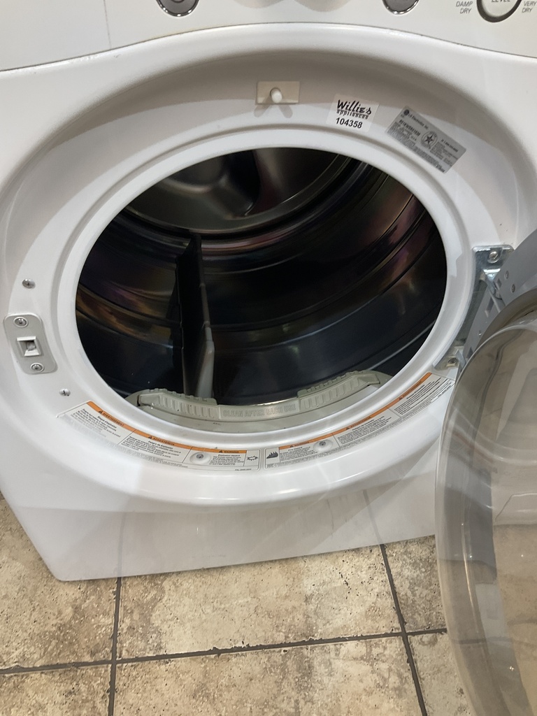 Lg Used Natural Gas Set Washer/Dryer Front-load 27inches (White) 