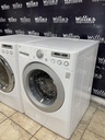 Lg Used Natural Gas Set Washer/Dryer Front-load 27inches (White) 
