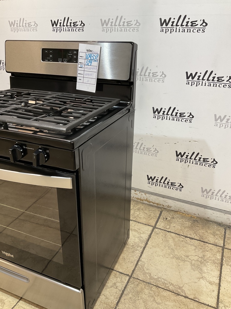 Whirlpool Used Natural Gas Stove 30inches (Stainless Steel) 