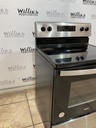 Whirlpool Used Electric Stove 220volts (40/50 AMP) 30inches {no cord} (Stainless Steel) 