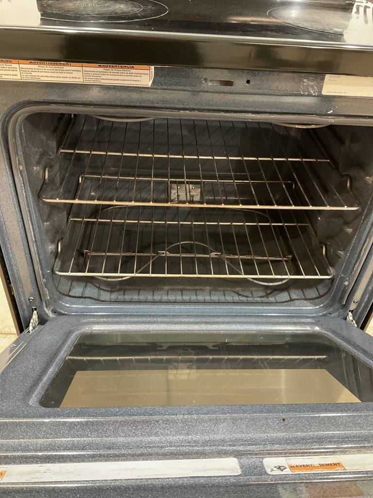 Whirlpool Used Electric Stove 220volts (40/50 AMP) 30inches {no cord} (Stainless Steel) 