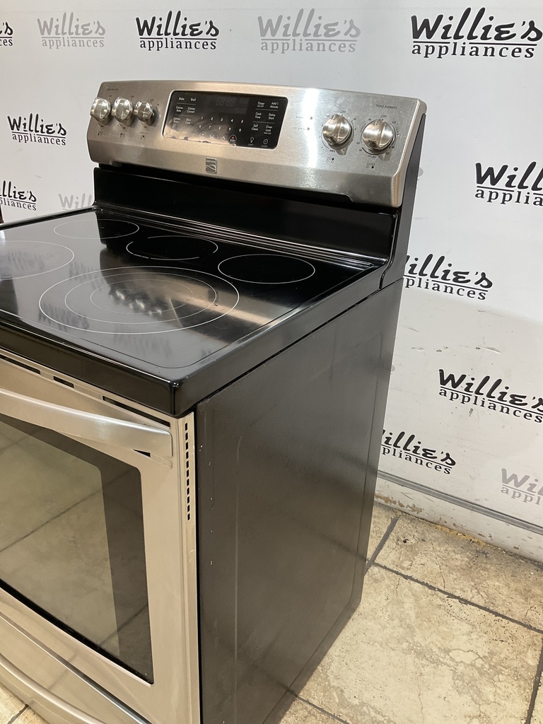 Kenmore Used Electric Stove 220volts (40/50 AMP) 30inches {no cord} (Stainless steel) 