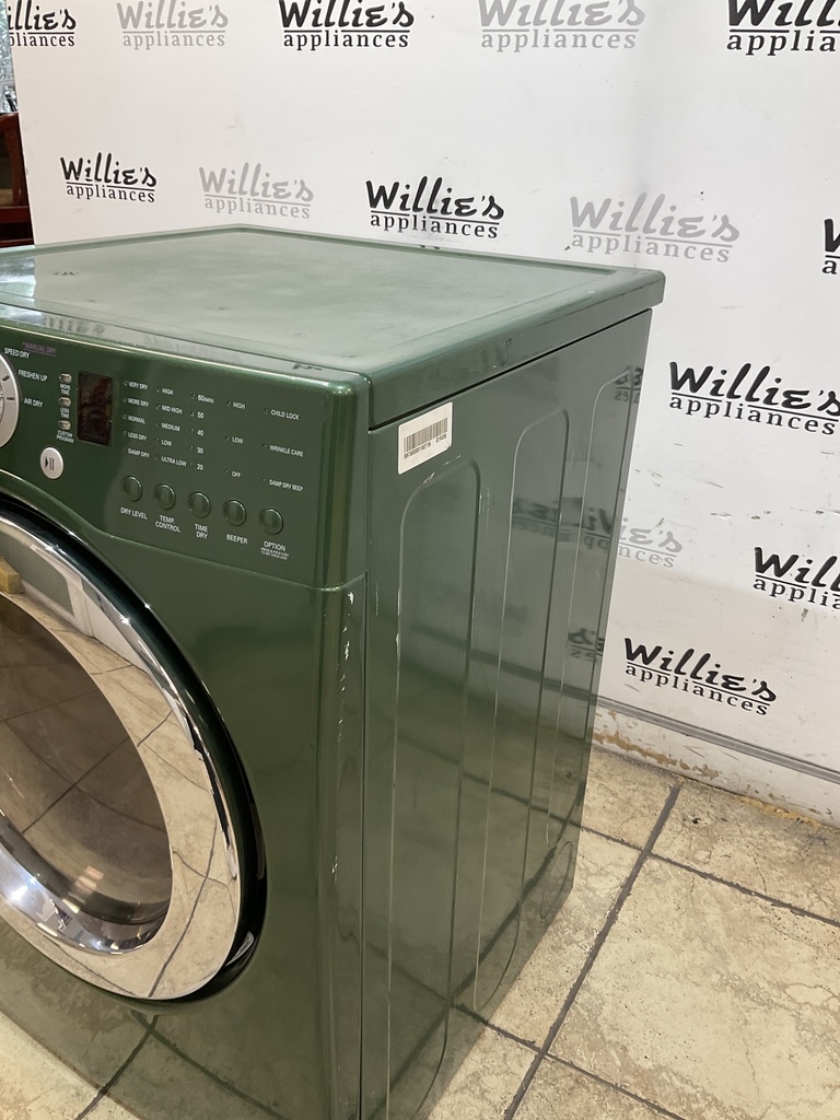 Lg Used Electric Dryer 220volts (30 AMP) 27inches {3 prong} (Green) 