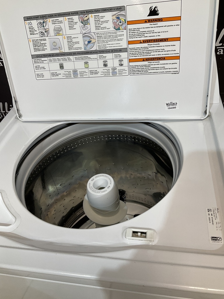 Whirlpool Used Washer Top-load 27inches (White) 