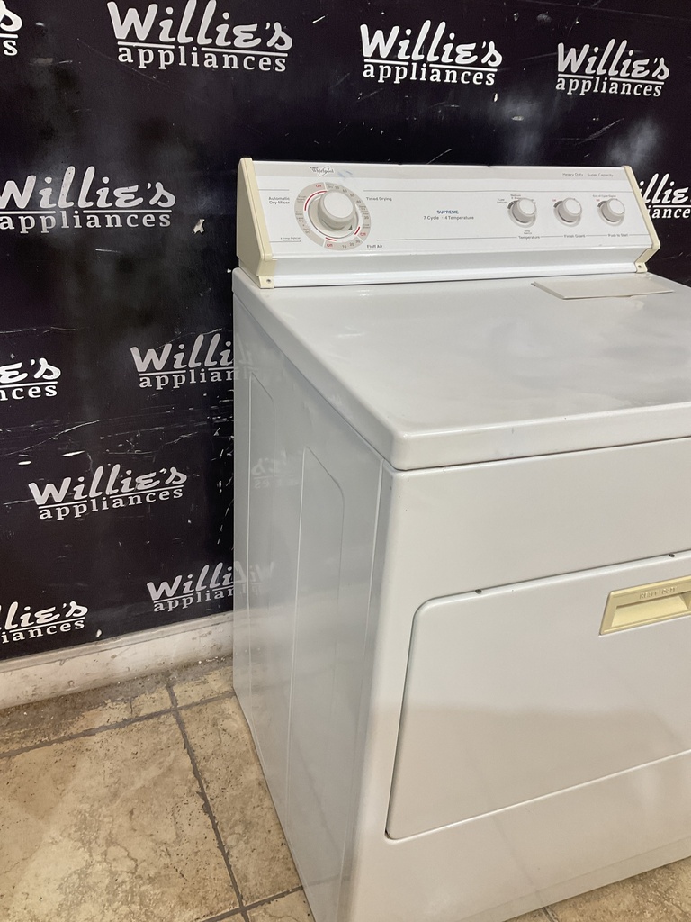 Whirlpool Used Electric Dryer 220volts (40/50 AMP) 29inches {3 prong} 
