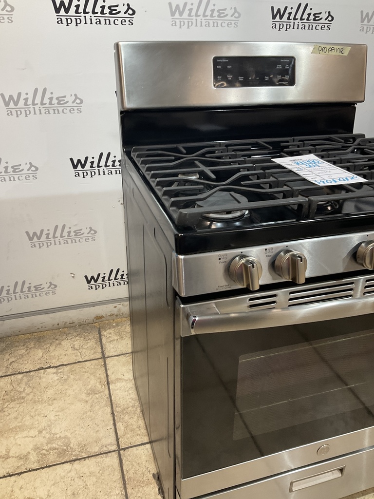 Ge Used Gas Propane Stove 30inches (Stainless Steel) 