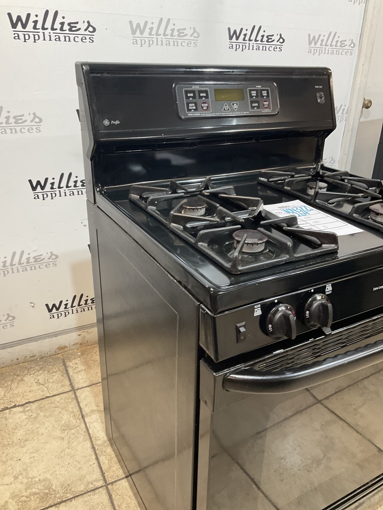 Ge Used Natural Gas Stove 30inches (Black) 