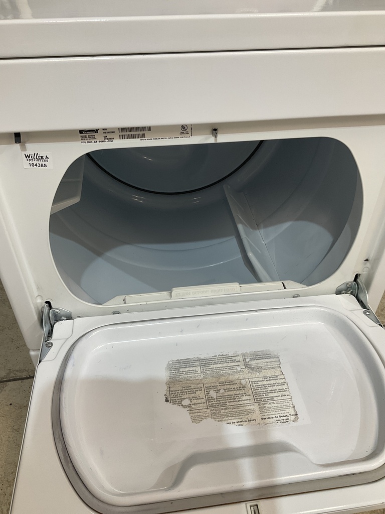 Kenmore Used Electric Dryer 220 volts (30 AMP) 27inches {3 prong} (White) 