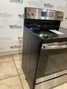 Ge Used Electric Stove 220volts (40/50 AMP) 30inches {no cord} (Stainless Steel)