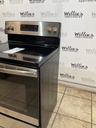 Ge Used Electric Stove 220volts (40/50 AMP) 30inches {no cord} (Stainless Steel)