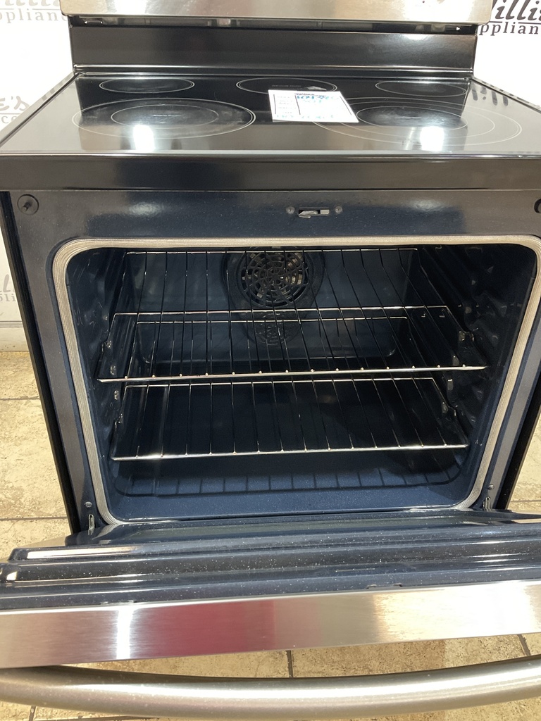 Samsung Used Electric Stove 220volts (40/50 AMP) 30inches {no cord} (Stainless Steel) 