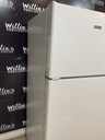 Hotpoint Used Refrigerator Top and Bottom 28x61 1/2” (White) 