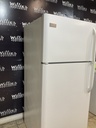 Frigidaire Used Refrigerator Top and Bottom 30x65 1/2” (White) 