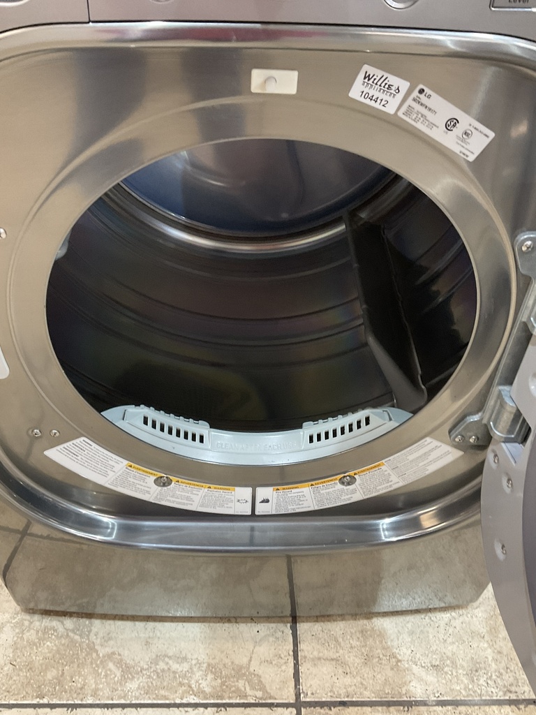 Lg Used Electric Dryer 220volts (30 AMP) 27inches {3 prong} (Grey) 