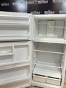 Ge Used Refrigerator Top and Bottom 28x62 (White) 