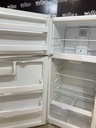 Hotpoint Used Refrigerator Top and Bottom 28x61 1/2” (White) 
