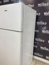 Hotpoint Used Refrigerator Top and Bottom 28x61 1/2” (White) 