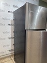 Frigidaire Used Refrigerator Top and Bottom 30x69 (Stainless Steel) 