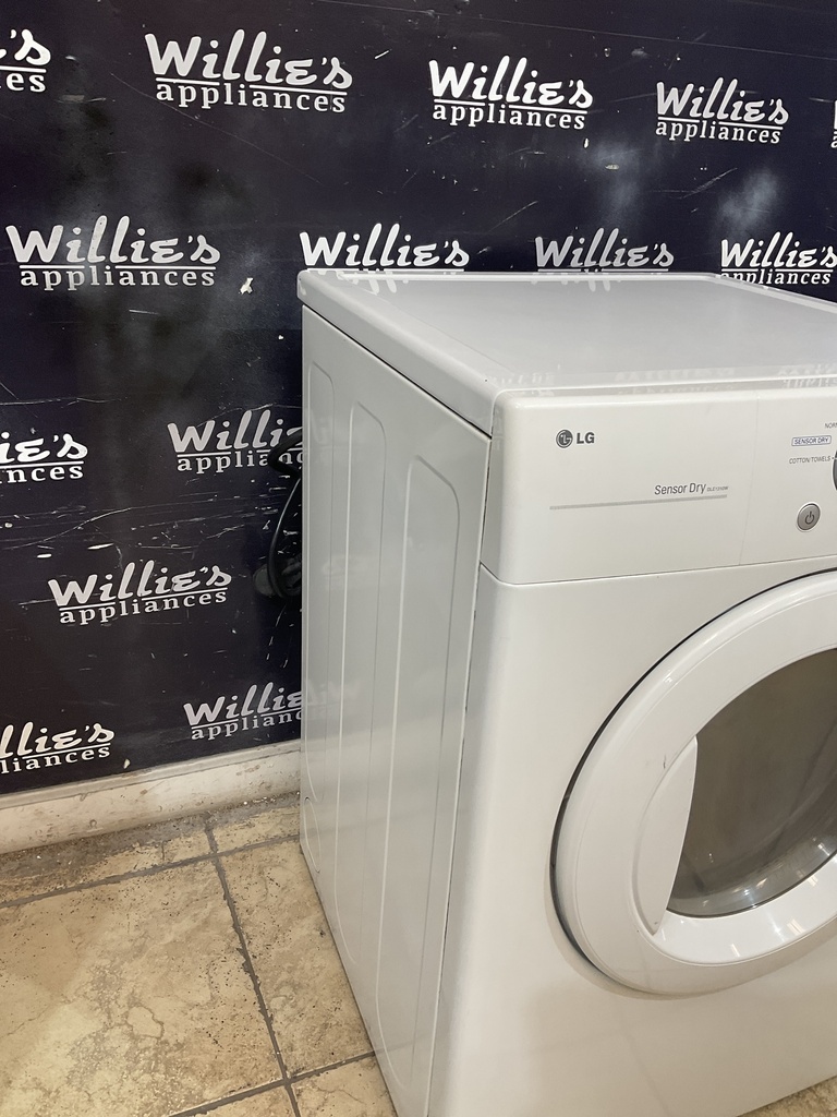 Lg Used Electric Dryer 220volts (30 AMP) 27inches {4 prong} (white) 