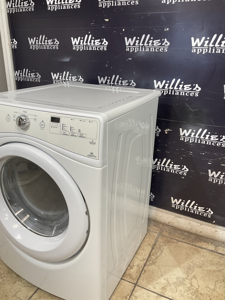 Whirlpool Used Electric Dryer 220volts (30 AMP) 27inches {4 prong} (White) 