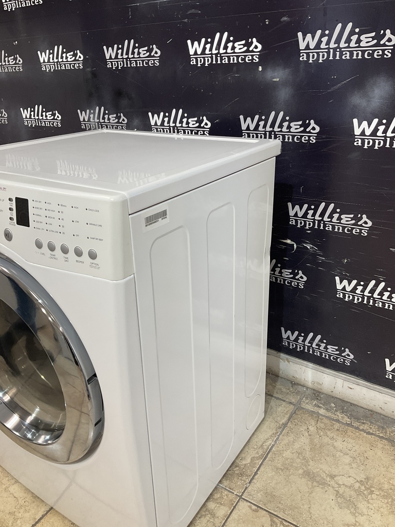 Lg Used Electric Dryer 220 volts (30AMP) 27inches {3 prong} (white) 