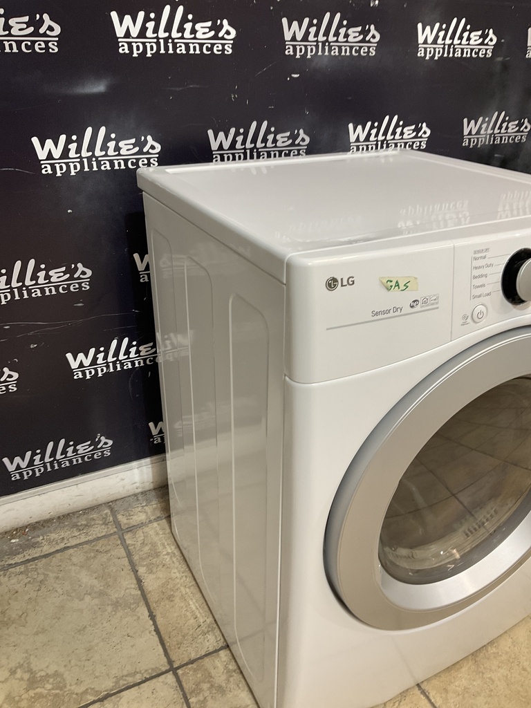 Lg Used Natural Gas Dryer 27inches (White);