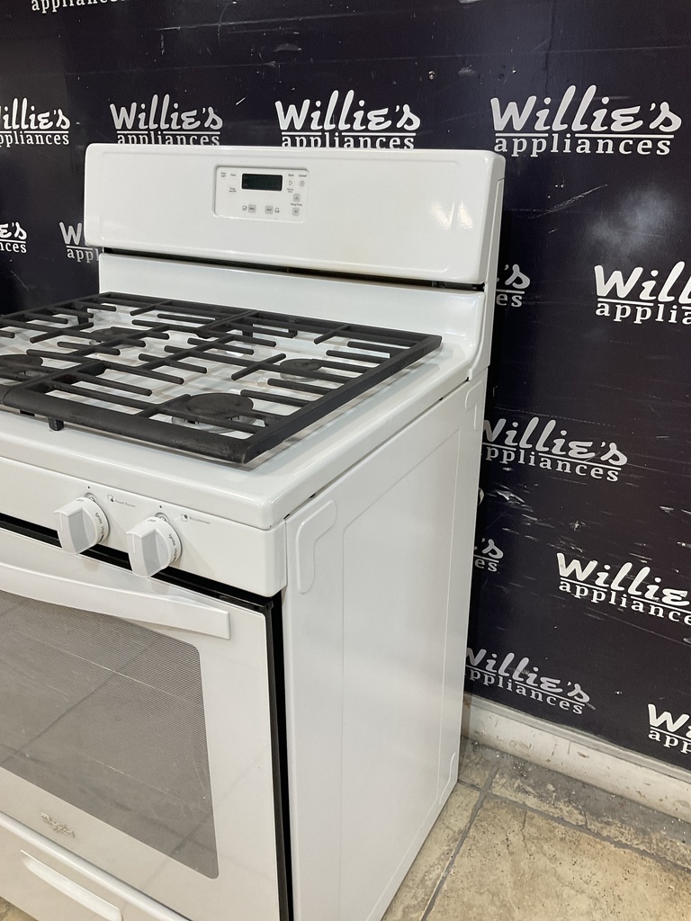 Whirlpool Used Natural Gas Stove 30inches (White) 
