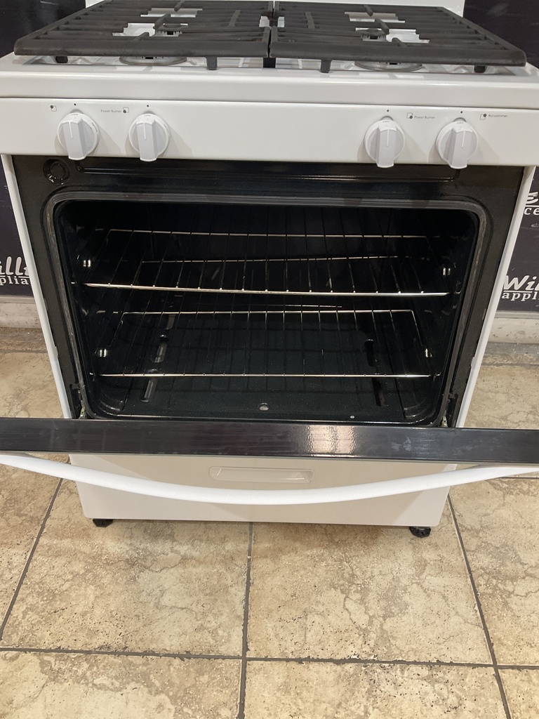 Whirlpool Used Natural Gas Stove 30inches (White) 