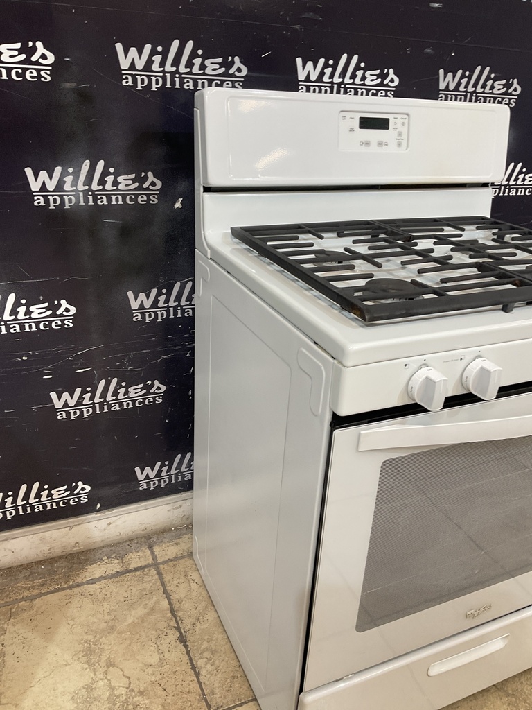 Whirlpool Used Natural Gas Stove 30inches (White) 