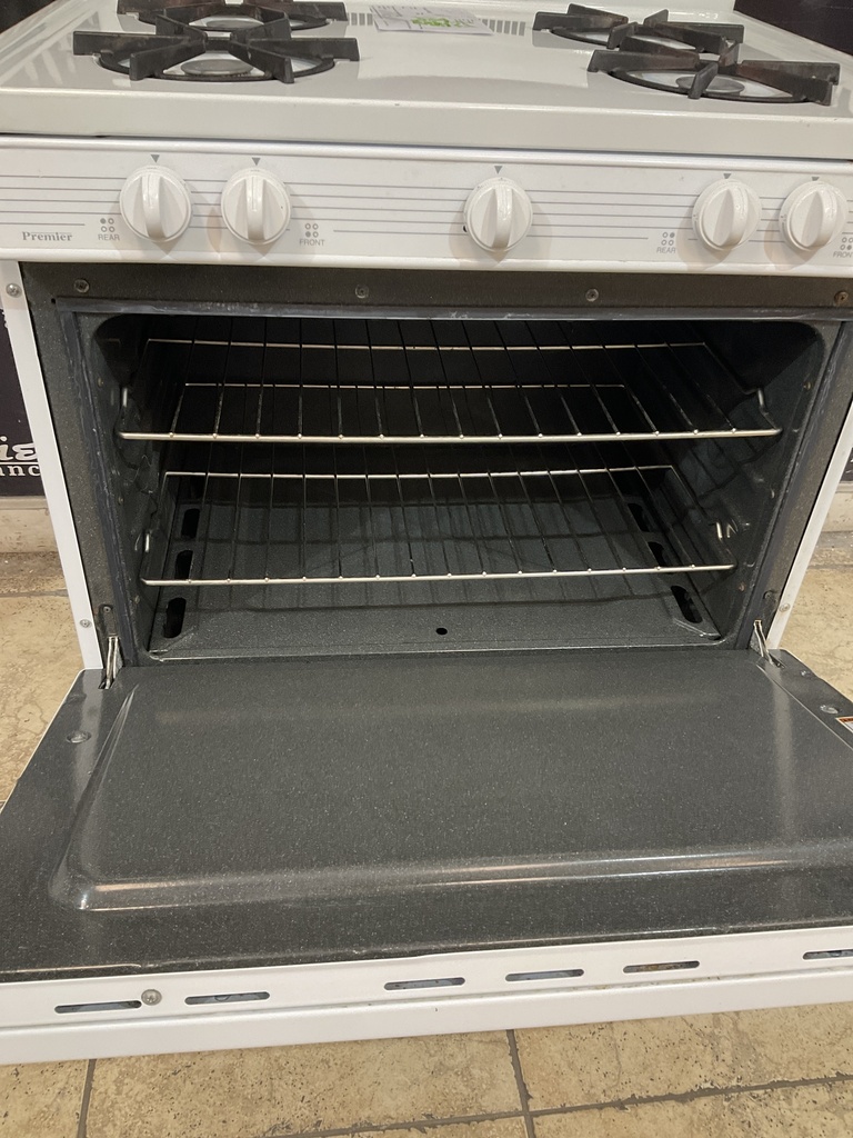 Premier Used Natural Gas Stove 30inches (White) 