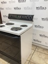 Ge Used Electric Stove 220volts (40/50 AMP) 30inches {no cord} (White/Black) 