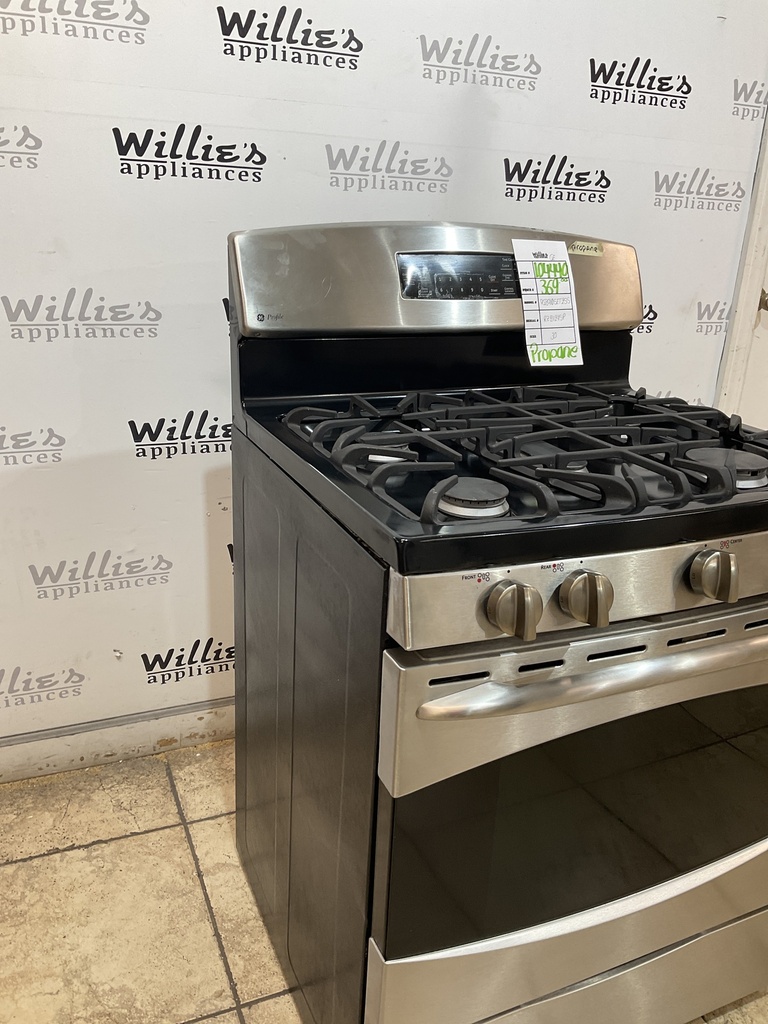 Ge Used Gas Propane Stove 30inches (Stainless Steel) 