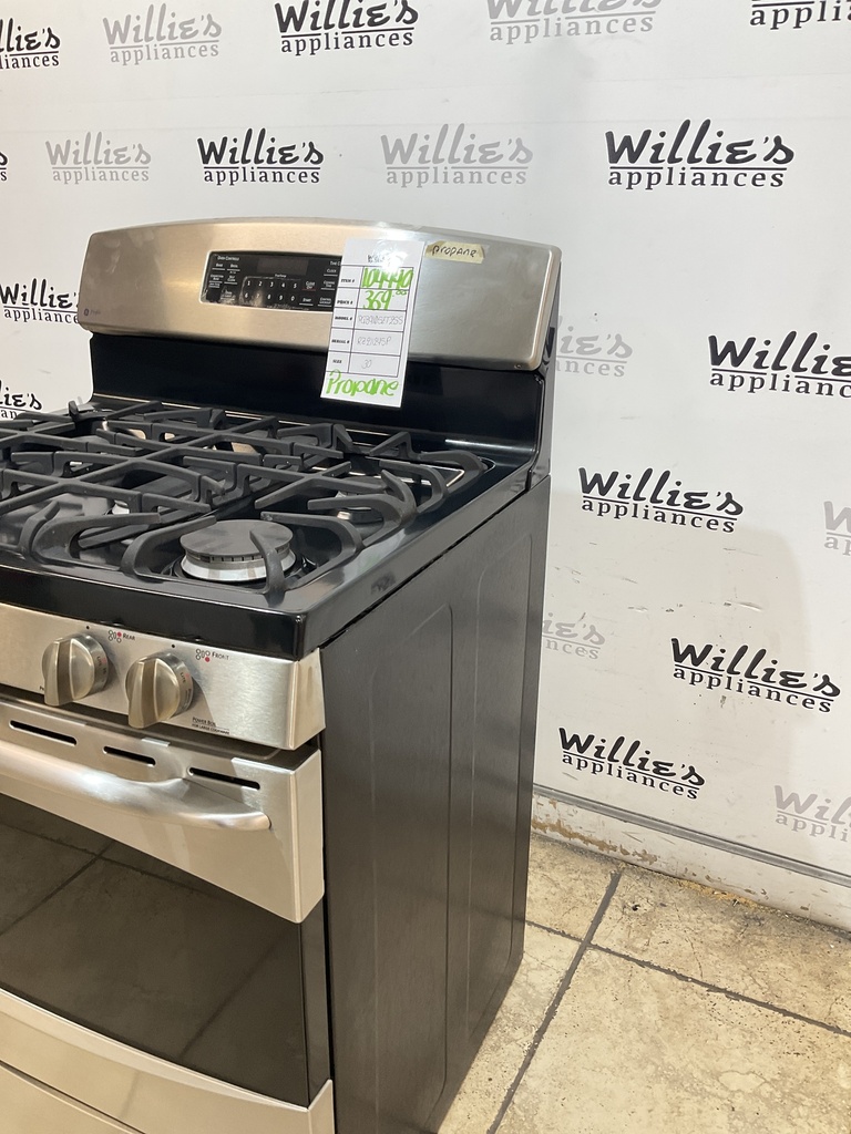 Ge Used Gas Propane Stove 30inches (Stainless Steel) 