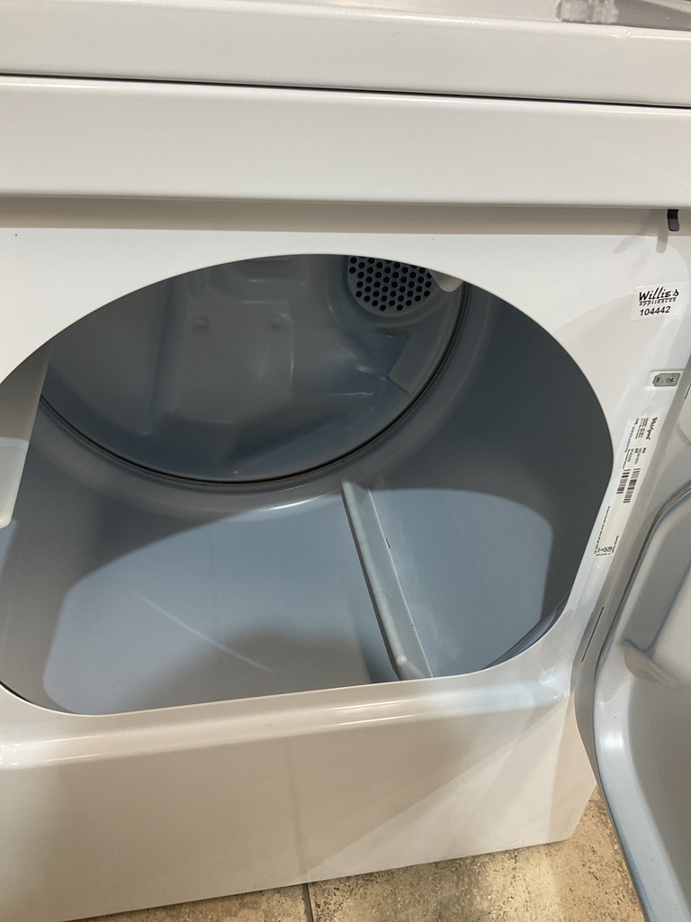 Whirlpool Used Electric Dryer 220volts (30 AMP) 29inches {3 prong} (White) 