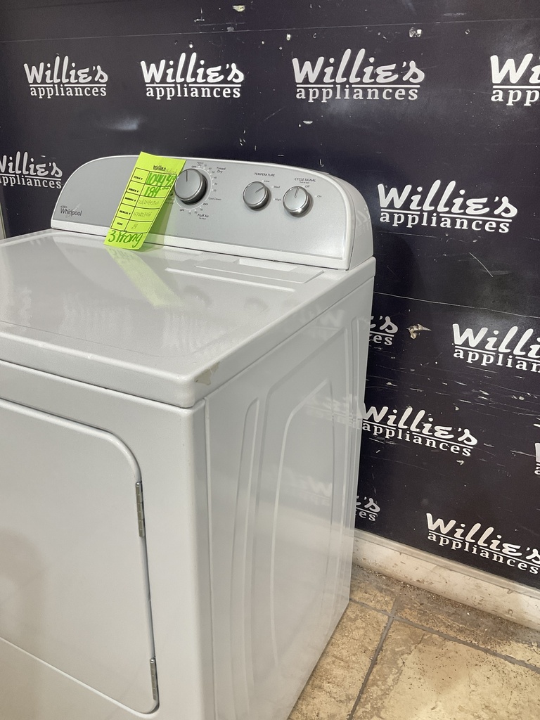 Whirlpool Used Electric Dryer 220volts (30 AMP) 29inches {3 prong} (White) 