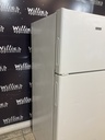 Hotpoint Used Refrigerator Top and Bottom 28x61 1/2” (White) 
