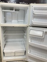 Ge Used Refrigerator Top and Bottom 28x62” (Bisque) 
