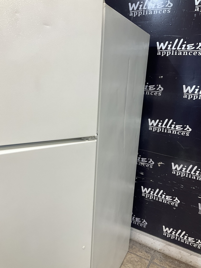 Ge Used Refrigerator Top and Bottom 28x62” (Bisque) 