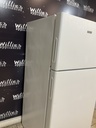 Hotpoint Used Refrigerator Top and Bottom 28x61 1/2” (white) 