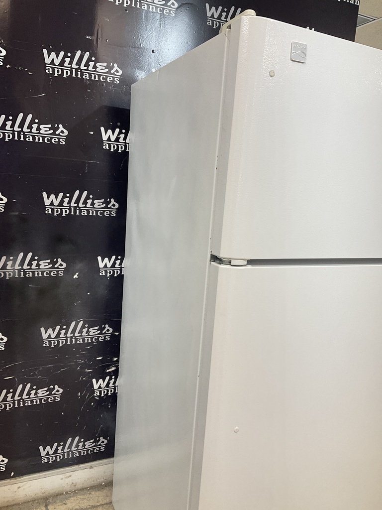 Kenmore Used Refrigerator Top and Bottom 30x66 (White)