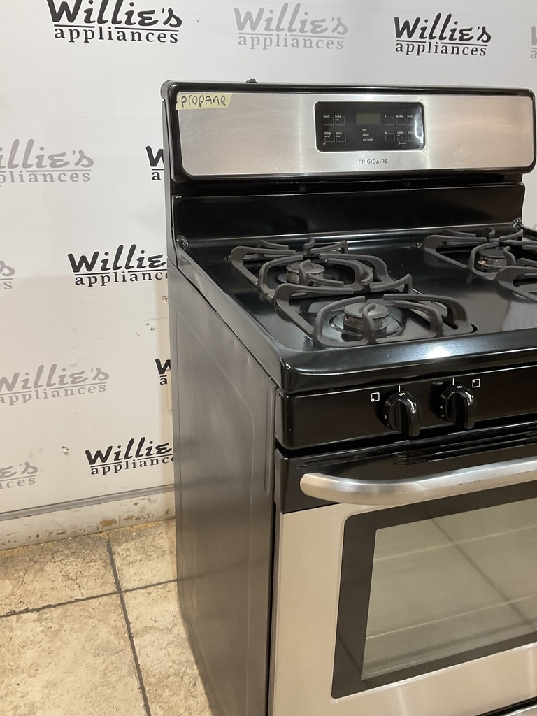 Frigidaire Used Gas Propane Stove 30inches (Stainless Steel) 