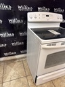Ge Used Electric Stove 220volts (40/50 AMP) 30inches {no cord} (White) 