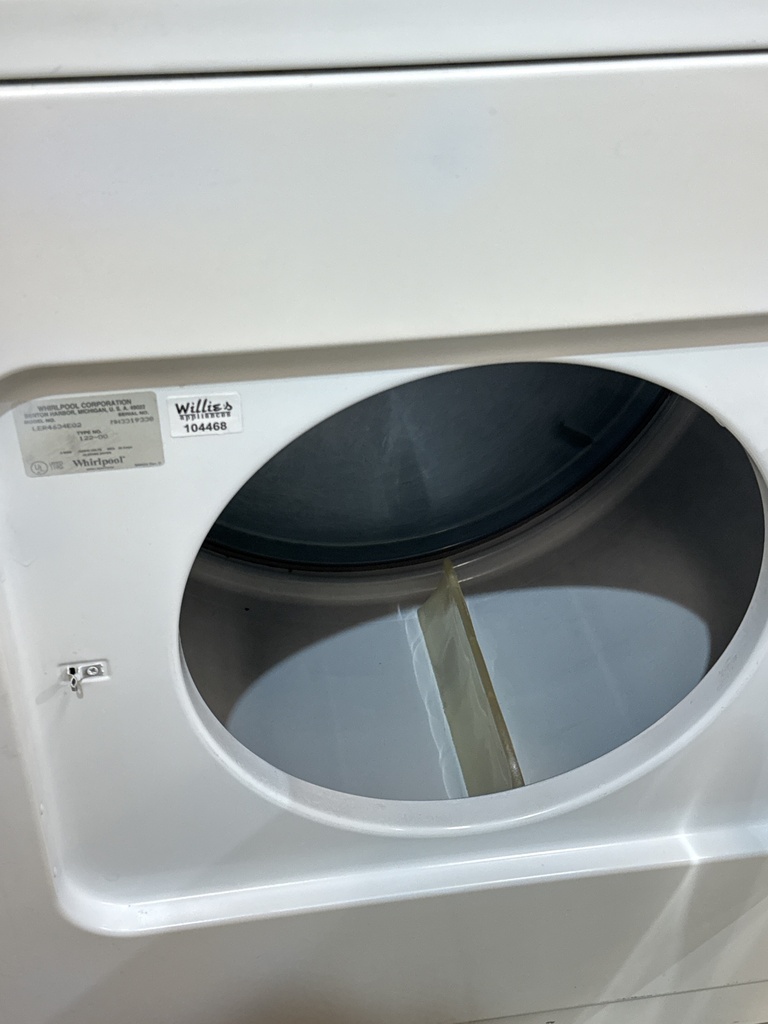 Whirlpool Used Electric Dryer 220volts(30AMP) 39inches {3 prong} (White) 