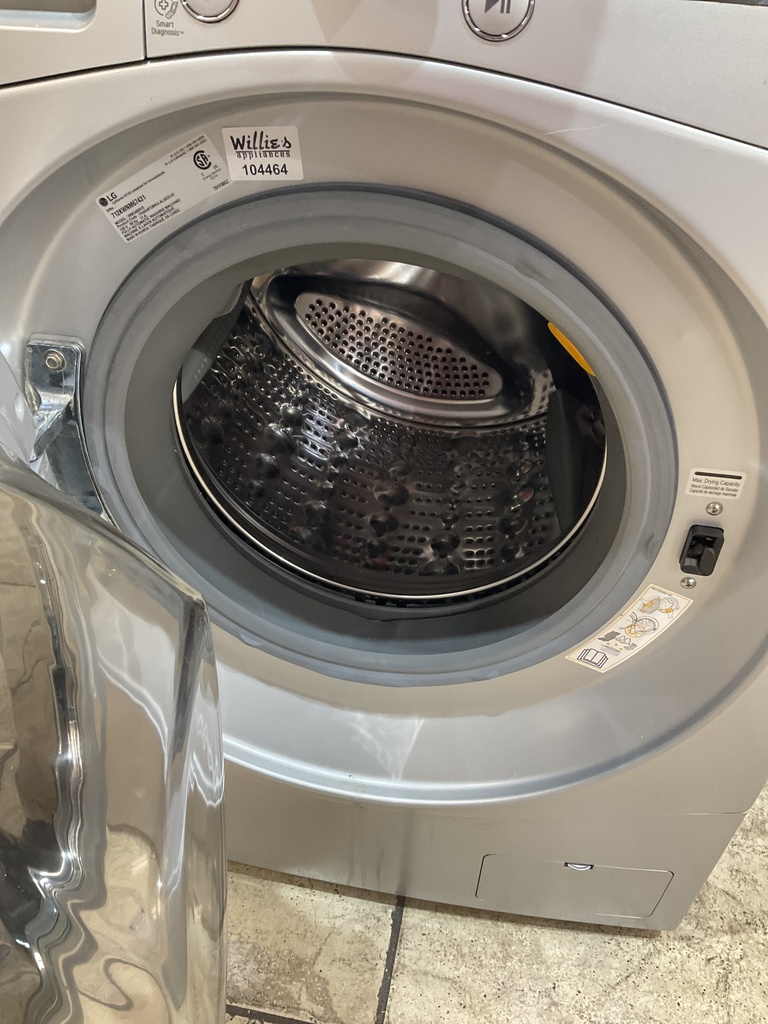 Lg Used Combo Washer/Dryer Front Load 23 1/2” (Light Grey) 