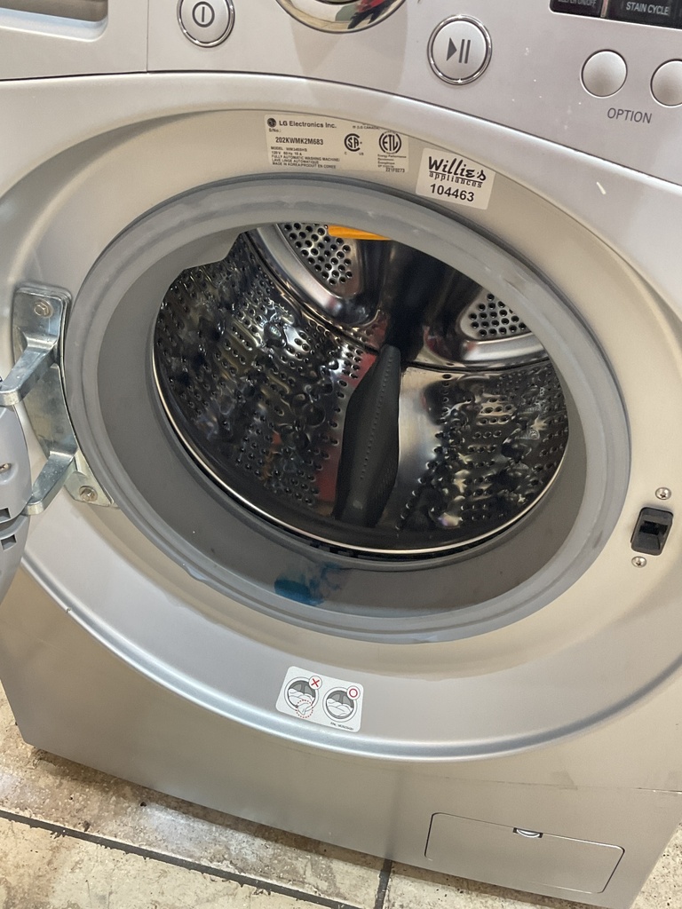 Lg Used Combo Washer/Dryer Front Load 23 1/2” (Light Grey) 