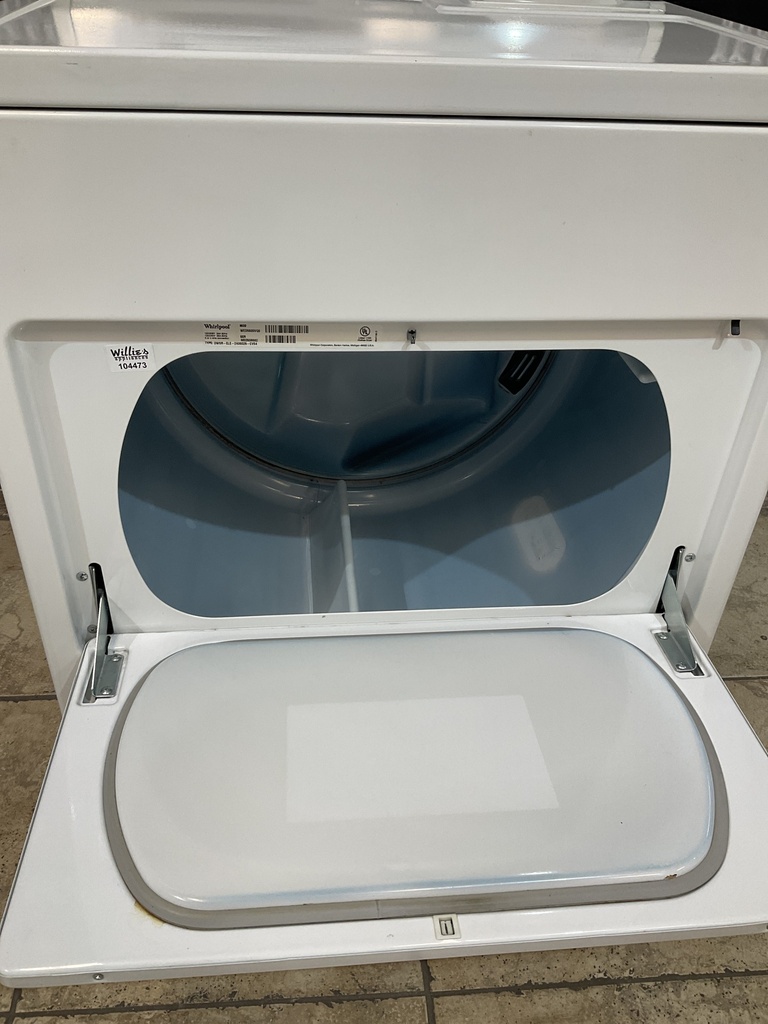 Whirlpool Used Electric Dryer 220volts (30 AMP) 29inches {3 prong} (White) 