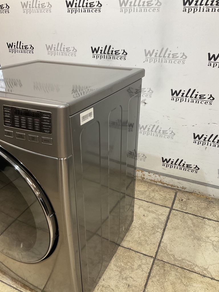 Lg Used Electric Dryer 220volts (30 AMP) 27inches {4 prong} (Grey) 