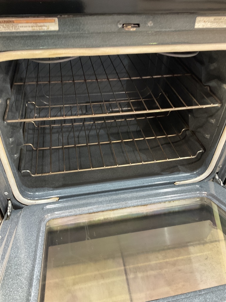 Whirlpool Used Electric Stove 220volts (49/50 AMP) 30inches {3 prong} (Stainless steel) 