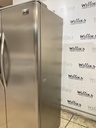 Frigidaire Used Refrigerator Side by Side 36 1/2” x 69 1/2” (Stainless Steel) 