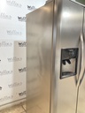 Frigidaire Used Refrigerator Side by Side 36 1/2” x 69 1/2” (Stainless Steel) 
